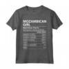 Mozambico Girl Valori nutrizionali Funny Womens Mozambico Maglietta - Unique Gift for Mozambican Residents - Ideal for Birthdays or Special Occasions