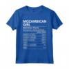 Mozambico Girl Valori nutrizionali Funny Womens Mozambico Maglietta - Unique Gift for Mozambican Residents - Ideal for Birthdays or Special Occasions