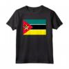 Bandiera Mozambico Maglietta - Leggera e Taglio Classico - Ideale per Viaggiatori e Collezionisti