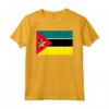 Bandiera Mozambico Maglietta - Leggera e Taglio Classico - Ideale per Viaggiatori e Collezionisti