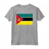 Bandiera Mozambico Maglietta - Leggera e Taglio Classico - Ideale per Viaggiatori e Collezionisti