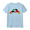 Bandiera del Mozambico Germania - Cuore tedesco del Mozambico Maglietta - Regalo Simbolico per chi Ama entrambi i Paesi
