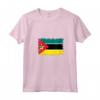 Donna Bandiera del Mozambico - Maglietta con Collo a V per Mostrare l'Orgoglio Mozambicano - Leggera e Comoda