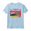 Regno Unito Bandiere Mozambico | Radici britanniche del Mozambico Maglietta - T-shirt doppia bandiera per celebrare l'heritage.