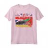 Regno Unito Bandiere Mozambico | Radici britanniche del Mozambico Maglietta - T-shirt doppia bandiera per celebrare l'heritage.