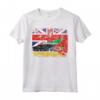 Regno Unito Bandiere Mozambico | Radici britanniche del Mozambico Maglietta - T-shirt doppia bandiera per celebrare l'heritage.