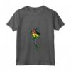 Donna Mozambico Rose Skeleton Pride - Maglietta Bandiera Roots - Ideale per Mostrare l'Orgoglio del Mozambico