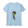 Donna Mozambico Rose Skeleton Pride - Maglietta Bandiera Roots - Ideale per Mostrare l'Orgoglio del Mozambico