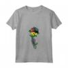 Donna Mozambico Rose Skeleton Pride - Maglietta Bandiera Roots - Ideale per Mostrare l'Orgoglio del Mozambico