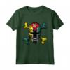 Mozambico Skull Flag Pride Maglietta - Ideale per Mostrare l'Orgoglio e il Supporto per il Mozambico