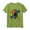Mozambico Skull Flag Pride Maglietta - Ideale per Mostrare l'Orgoglio e il Supporto per il Mozambico