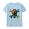 Mozambico Skull Flag Pride Maglietta - Ideale per Mostrare l'Orgoglio e il Supporto per il Mozambico