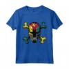 Mozambico Skull Flag Pride Maglietta - Ideale per Mostrare l'Orgoglio e il Supporto per il Mozambico