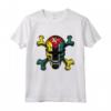 Mozambico Skull Flag Pride Maglietta - Ideale per Mostrare l'Orgoglio e il Supporto per il Mozambico