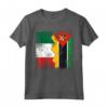 Radici del Mozambico | Mezza Bandiera Italiana - Italia Mozambico Kids Maglietta - Ideale per Mostrare il Tuo Orgoglio e le Tue Radici