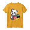 Mozambico Cuore Panda Pride - Maglietta Bandiera Roots Regali per Mostrare l'Amore per il Popolo del Mozambico