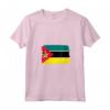 Donna Bandiera del Mozambico - Maglietta con Collo a V - Ideale per Sostenere il Mozambico