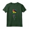 Mozambique Rose Skeleton Pride Flag Roots Regali Maglietta - Perfect Gift for Mozambican Heritage and Culture Lovers