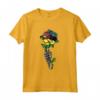 Mozambique Rose Skeleton Pride Flag Roots Regali Maglietta - Perfect Gift for Mozambican Heritage and Culture Lovers