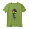 Mozambique Rose Skeleton Pride Flag Roots Regali Maglietta - Perfect Gift for Mozambican Heritage and Culture Lovers