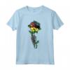 Mozambique Rose Skeleton Pride Flag Roots Regali Maglietta - Perfect Gift for Mozambican Heritage and Culture Lovers