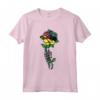 Mozambique Rose Skeleton Pride Flag Roots Regali Maglietta - Perfect Gift for Mozambican Heritage and Culture Lovers