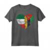 Cuore Bandiera Italiana del Mozambico | Italia Mozambico Flag Roots Maglietta - Regalo Orgoglio Italiano per Tutta la Famiglia