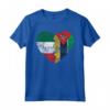 Cuore Bandiera Italiana del Mozambico | Italia Mozambico Flag Roots Maglietta - Regalo Orgoglio Italiano per Tutta la Famiglia