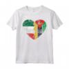 Cuore Bandiera Italiana del Mozambico | Italia Mozambico Flag Roots Maglietta - Regalo Orgoglio Italiano per Tutta la Famiglia