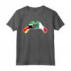 Bandiera dell'Italia del Mozambico - Cuore italiano del Mozambico Maglietta - Regalo Design Heritage per Uomini, Donne, Ragazzi e Ragazze