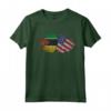 Mozambico Bandiera Americana Cuore Donne | Mozambico Roots USA Maglietta - Abbigliamento Radici Mozambicane per Donne Patriottiche