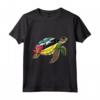 Mozambique Turtle Pride - Mozambican Flag Roots Donne Bambini Maglietta - Souvenir Cultura del Mozambico