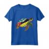 Mozambique Turtle Pride - Mozambican Flag Roots Donne Bambini Maglietta - Souvenir Cultura del Mozambico