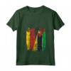 Donna Bandiere Mozambico Germania | Mezze Radici Mozambicane Tedesche Maglietta con Collo a V - Abbigliamento Vintage per Celebrare le Tue Radici