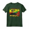 Bandiere Spagna Mozambico | Mezze radici spagnole mozambicane Maglietta - T-shirt Culturale con Eredità Mozambicana e Spagnola