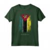 Mozambico Souvenir Design - Bandiera Paese Mozambico Maglietta - Stile Grunge Leggero per Viaggiatori