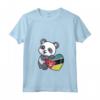 Donna Mozambico Cuore Panda Pride Mozambico Bandiera Roots Regali Maglietta con Collo a V - Ideale per Mostrare il Tuo Orgoglio e Supporto al Popolo del Mozambico