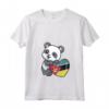 Donna Mozambico Cuore Panda Pride Mozambico Bandiera Roots Regali Maglietta con Collo a V - Ideale per Mostrare il Tuo Orgoglio e Supporto al Popolo del Mozambico