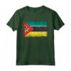 Bandiera del Mozambico in stile grungy - Maglietta Leggera con Maputo - Acquista online per un look urbano unico