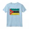 Bandiera del Mozambico in stile grungy - Maglietta Leggera con Maputo - Acquista online per un look urbano unico