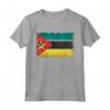 Bandiera del Mozambico in stile grungy - Maglietta Leggera con Maputo - Acquista online per un look urbano unico