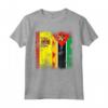 Radici del Mozambico | Mezza Bandiera Spagnola | Spagna Mozambico Kids Maglietta - Ideale Regalo per Mostrare le Tue Radici e il Tuo Amore per il Paese