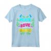 Cute Peace Love Music Hippie Hipster Festival Maglietta - Perfect Music Concert Apparel for Peaceful Vibes