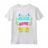 Cute Peace Love Music Hippie Hipster Festival Maglietta - Perfect Music Concert Apparel for Peaceful Vibes