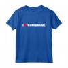 I Love Trance Music Maglietta - Cuore Design - Abbigliamento Musica Elettronica
