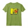 Officially Licensed HapTiger Yellow Red TV Logo Music Television Maglietta - Perfect for Fans of the Brand
