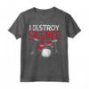 I Destroy Silence Drums Drumming Drummer Percussionist Gift Maglietta - Perfect for Music Lovers and Drum Enthusiasts