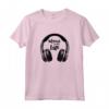 Music is my life - Maglietta cuffie over ear con stampa divertente - Regalo per amanti della musica