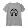 Music is my life - Maglietta cuffie over ear con stampa divertente - Regalo per amanti della musica