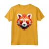 Panda Rosso Maglietta - Design Grafico Originale per Amanti degli Animali - Ideale come Regalo di Compleanno o Natale